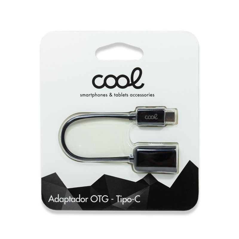 Cabo de entrada USB OTG tipo C COOL universal (preto) - Image 2