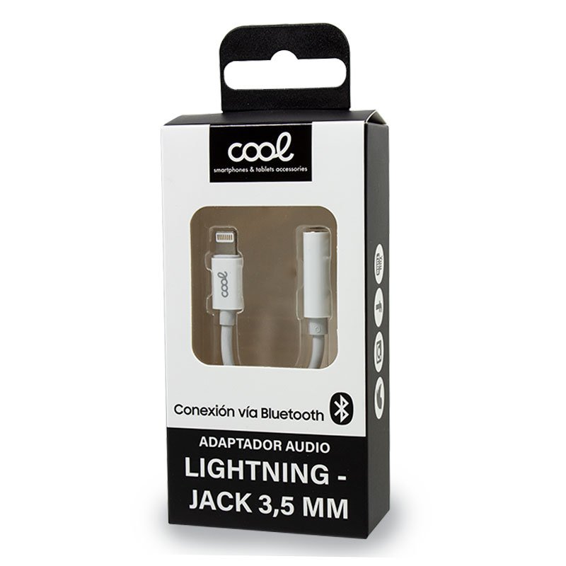 Adaptador Conector Lightning para Jack 3,5 mm (Bluetooth) Universal COOL - Image 2