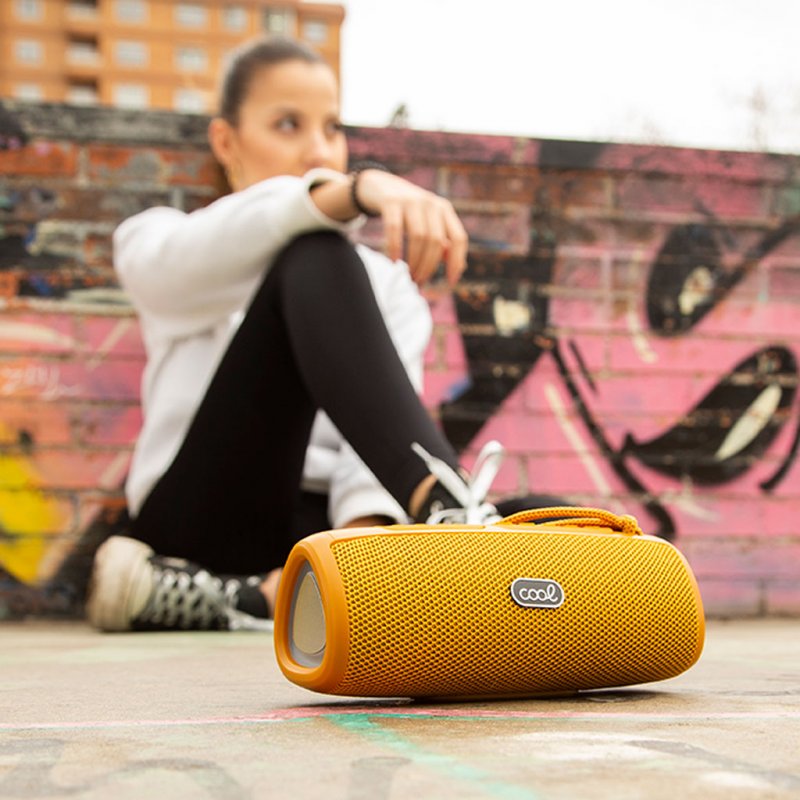 Alto-falante universal para música Bluetooth COOL Joy Mostarda (12 W) - Image 3