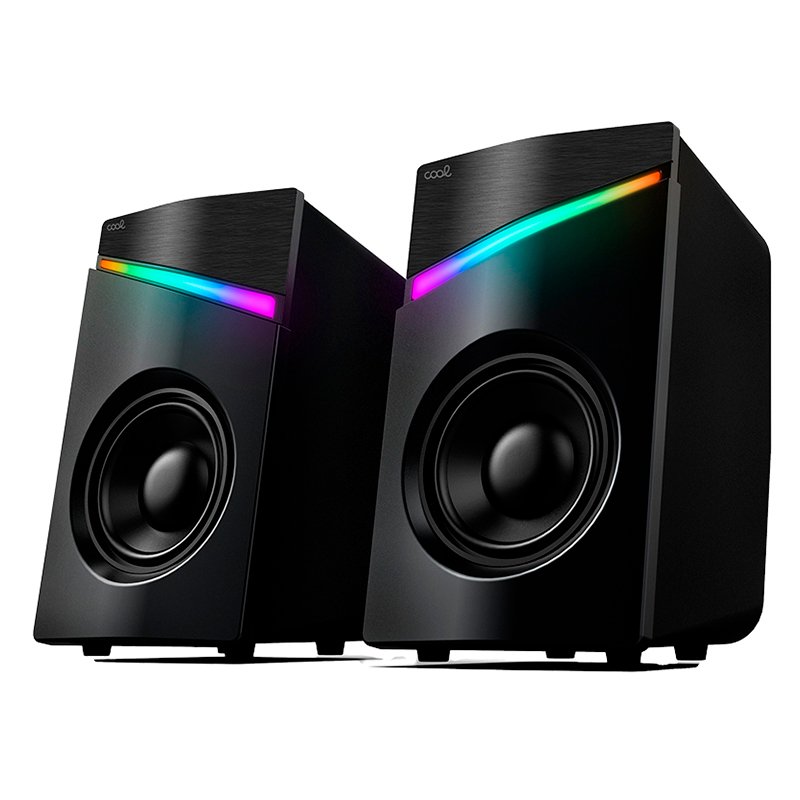 Alto-falantes de computador gaming em PC LED USB COOL 7W - Image 2