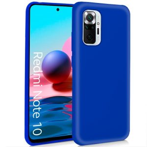 Capa de silicone COOL para Xiaomi Redmi Note 10 / Note 10s (azul)