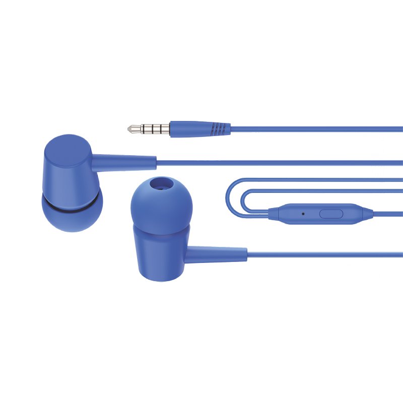 Auscultadores 3,5 mm COOL Bear Stereo com Microfone Azul - Image 3