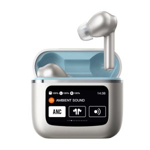 Auscultadores Estéreo Bluetooth Dual Pod COOL Touch Cinza