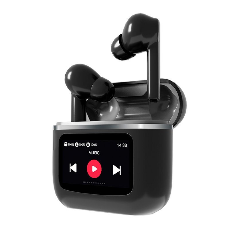 Auscultadores Estéreo Bluetooth Dual Pod COOL Touch Preto - Image 2