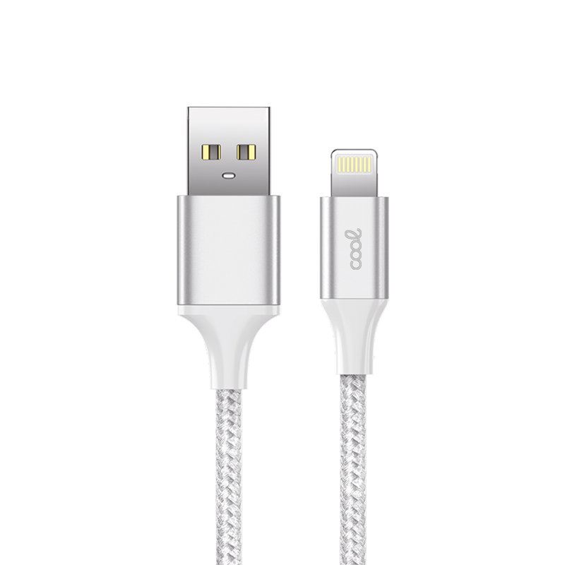 Cabo USB COOL Nylon Universal Lightning para iPhone / iPad (1,2 metros)