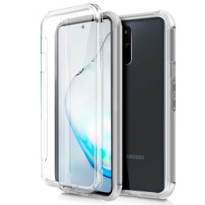 Capa COOL de Silicone 3D para Samsung N770 Galaxy Note 10 Lite (frente e verso transparentes)