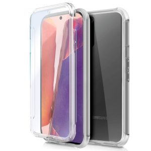 Capa COOL de Silicone 3D para Samsung N980 Galaxy Note 20 (frente e verso transparentes)