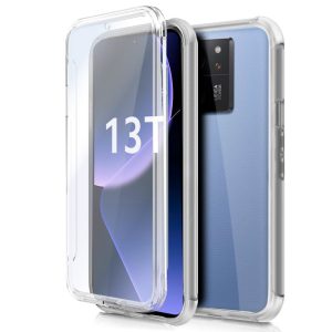 Capa COOL de Silicone 3D para Xiaomi 13T / 13T Pro (transparente frente + verso)