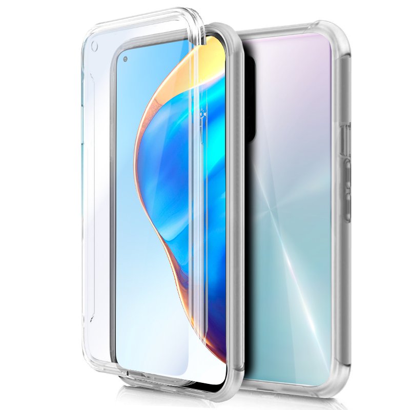 Capa COOL de Silicone 3D para Xiaomi Mi 10T / Mi 10T Pro (frente e verso transparentes)