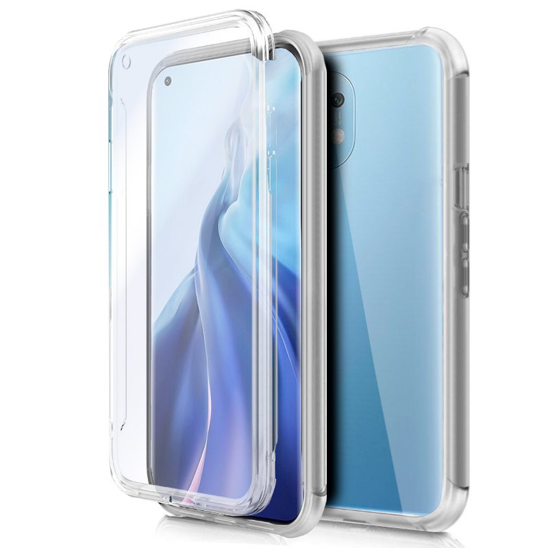 Capa COOL de Silicone 3D para Xiaomi Mi 11 / Mi 11 Pro (frente e verso transparentes)