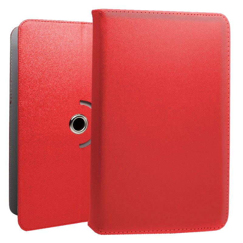 Capa COOL Ebook / Tablet Universal 9.7 - 11 poleg. Couro Sintético Vermelho (Quadrado) - Image 3