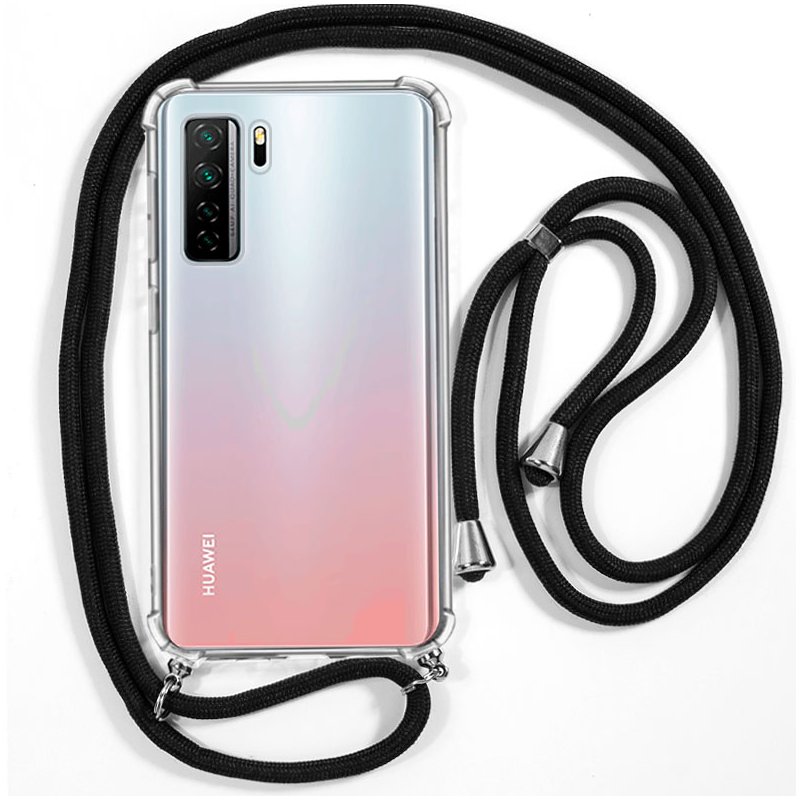 Capa COOL para Huawei P40 Lite 5G Cordão Preto