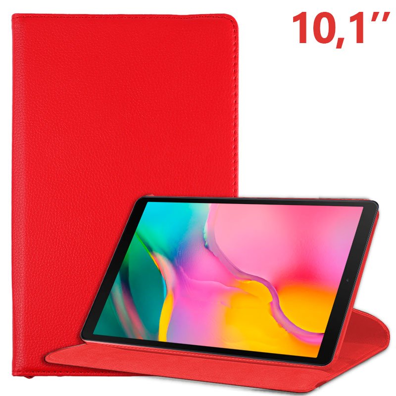 Capa COOL para Samsung Galaxy Tab A (2019) T510 / T515 Couro Sintético Vermelho 10.1 polegadas