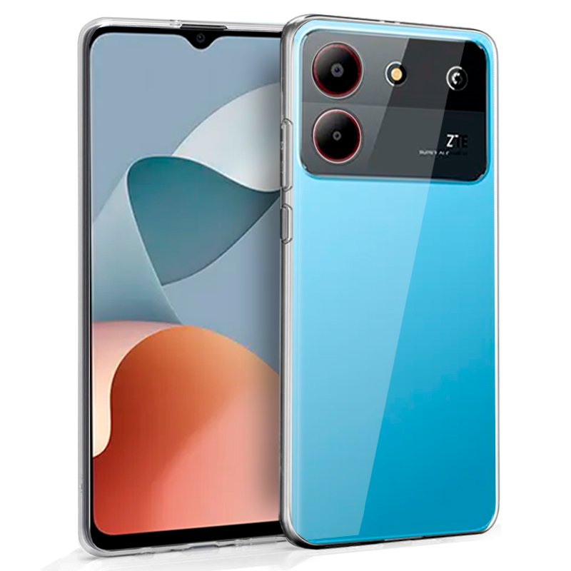 Capa de silicone COOL para ZTE Blade A54 (transparente)