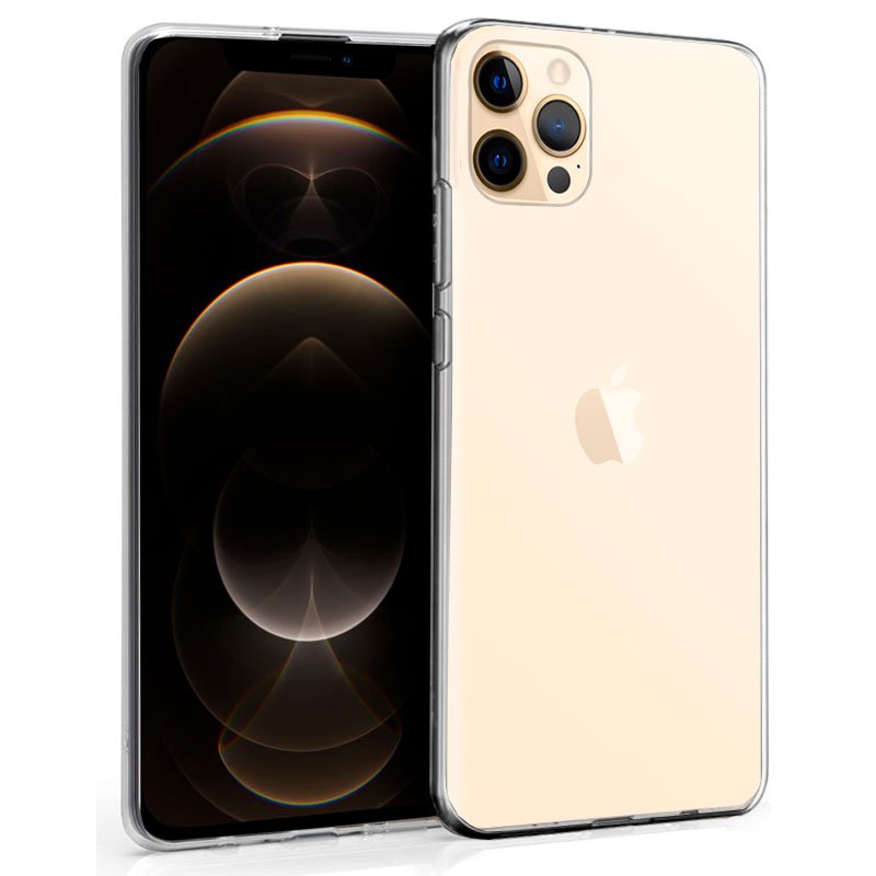 Capa de silicone COOL para iPhone 12 Pro Max (transparente)