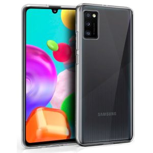 Capa de silicone COOL para Samsung A415 Galaxy A41 (transparente)