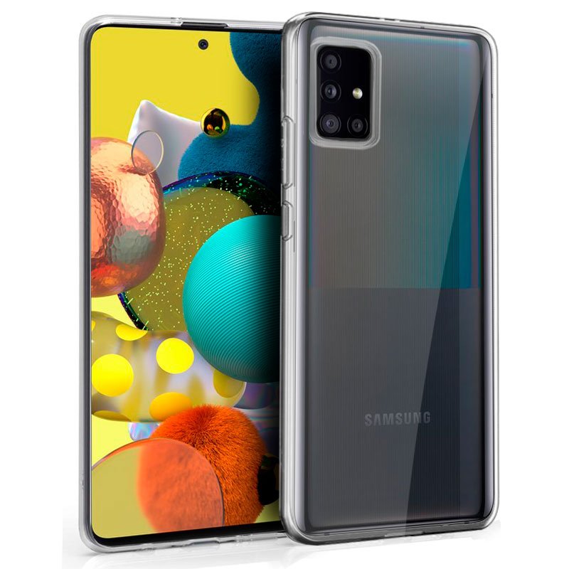Capa de silicone COOL para Samsung A516 Galaxy A51 5G (transparente)