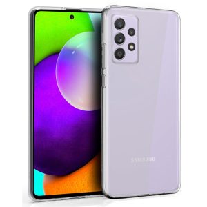 Capa de silicone COOL para Samsung A525 Galaxy A52 / A52 5G / A52s 5G (transparente)