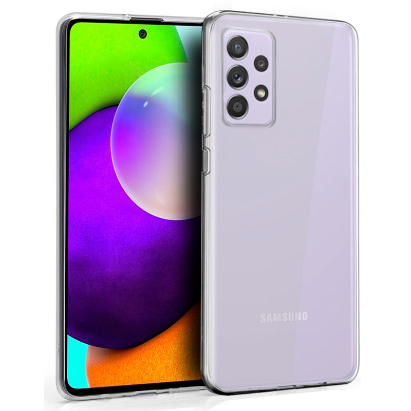 Capa de silicone COOL para Samsung A525 Galaxy A52 / A52 5G / A52s 5G (transparente)