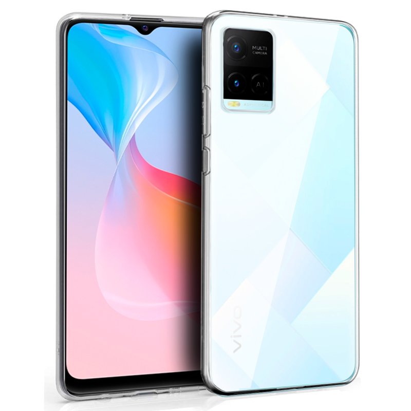Capa de silicone COOL para Vivo Y21 / Y21s / Y33s / V2110 (transparente)