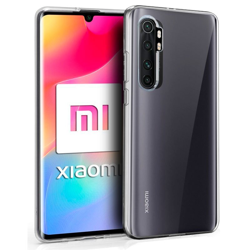 Capa de silicone COOL para Xiaomi Mi Note 10 Lite (transparente)