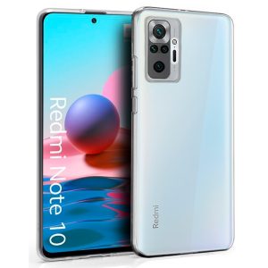 Capa de silicone COOL para Xiaomi Redmi Note 10 / Note 10s (transparente)