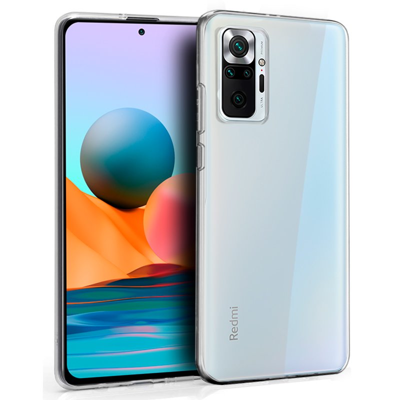 Capa de silicone COOL para Xiaomi Redmi Note 10 Pro (transparente)