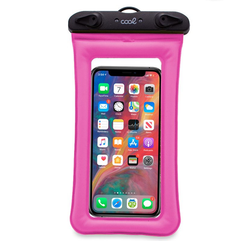 Capa impermeável universal rosa
