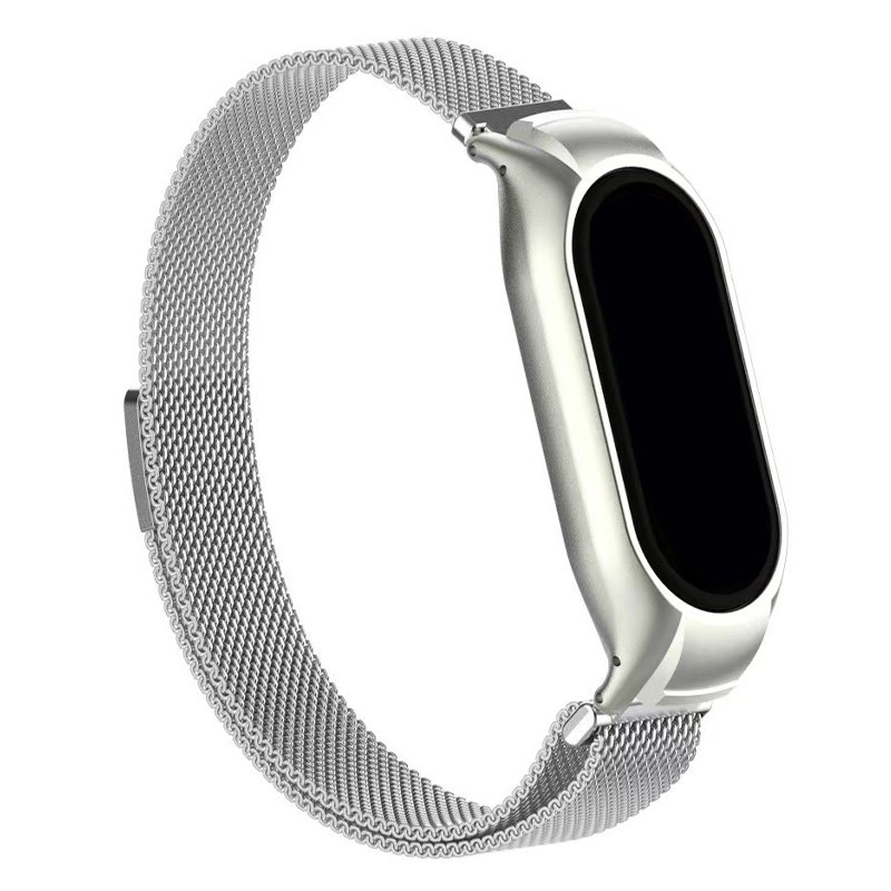 Correia COOL para Xiaomi Smart Band 8 Metal Prata