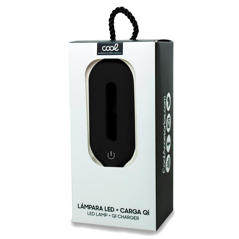 Lâmpada LED + Qi COOL Base de carregamento sem fio preto - Image 3