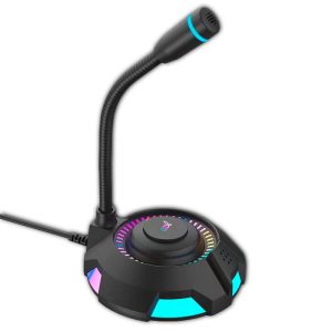 Microfone COOL Gaming USB Led RGB