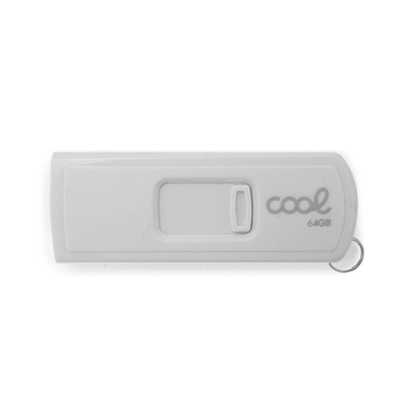Pen Drive USB x64 GB 2.0 COOL Branco Básico - Image 3