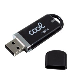 Pen Drive x USB 128 GB 2.0 COOL Cover Preto