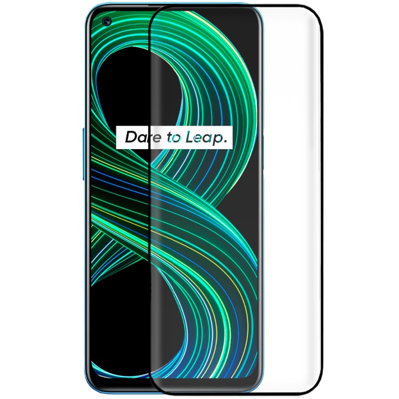 Protetor de ecrã de vidro temperado COOL para Realme 8 5G / Narzo 30 5G (FULL 3D)