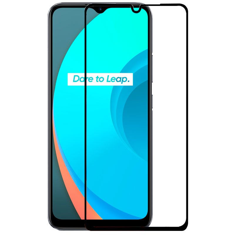 Protetor de ecrã de vidro temperado COOL para Realme C11 (FULL 3D)