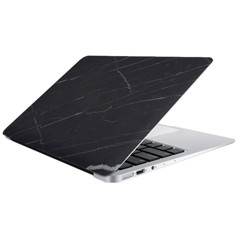 Protetor de vinil traseiro colorido para laptop Devia 15 '' mármore preto