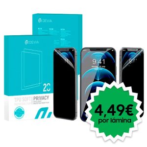 Protetor Hidrogel Devia Privacy Protector Front Film Intelligent (Pack 20 unidades)