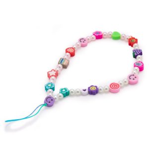 Pulseira universal para smartphone COOL com pingente de pérolas mix
