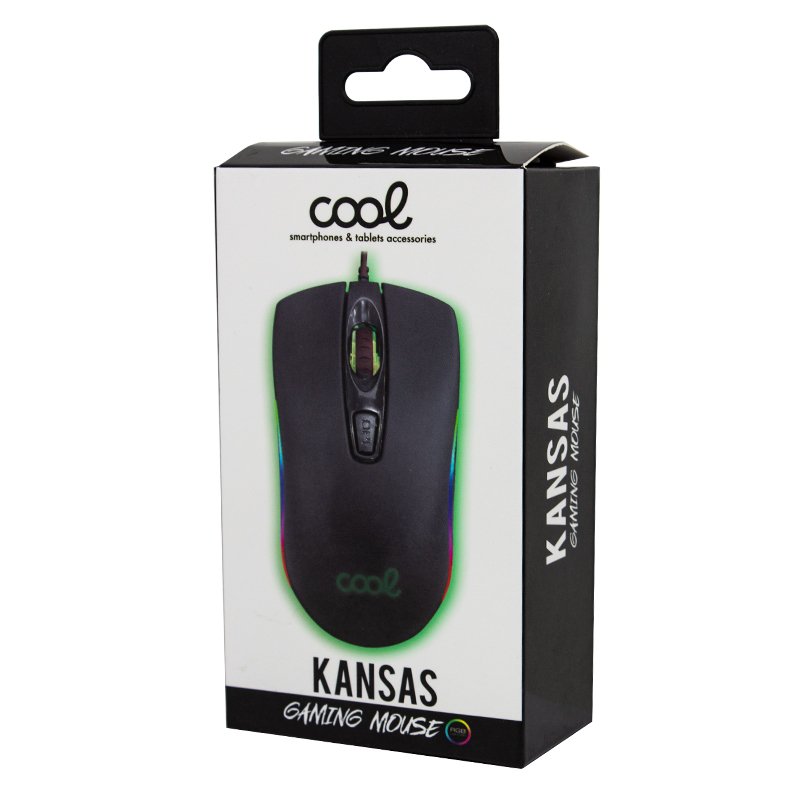 Rato USB gaming (iluminação) COOL Kansas Preto - Image 2