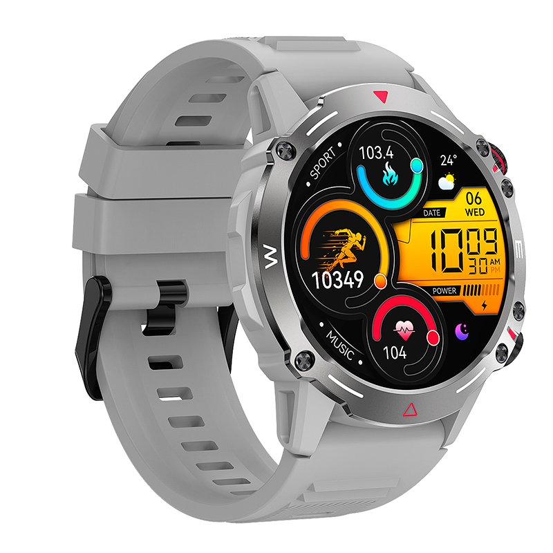 Smartwatch COOL Ecrã AMOLED Adventure Cinza (Chamadas, Esporte, Saúde) - Image 3