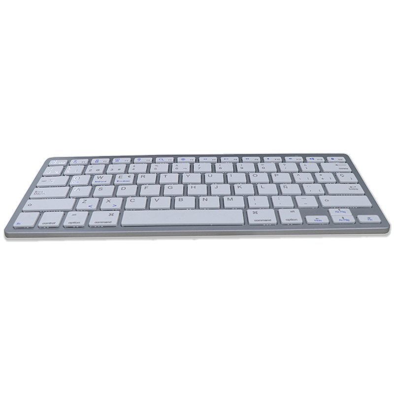 Teclado para PC Espanhol Bluetooth Slim COOL Branco - Image 3